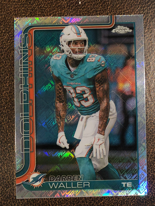 Darren Waller - 2025 Topps Chrome - Topps Foil - Dolphins
