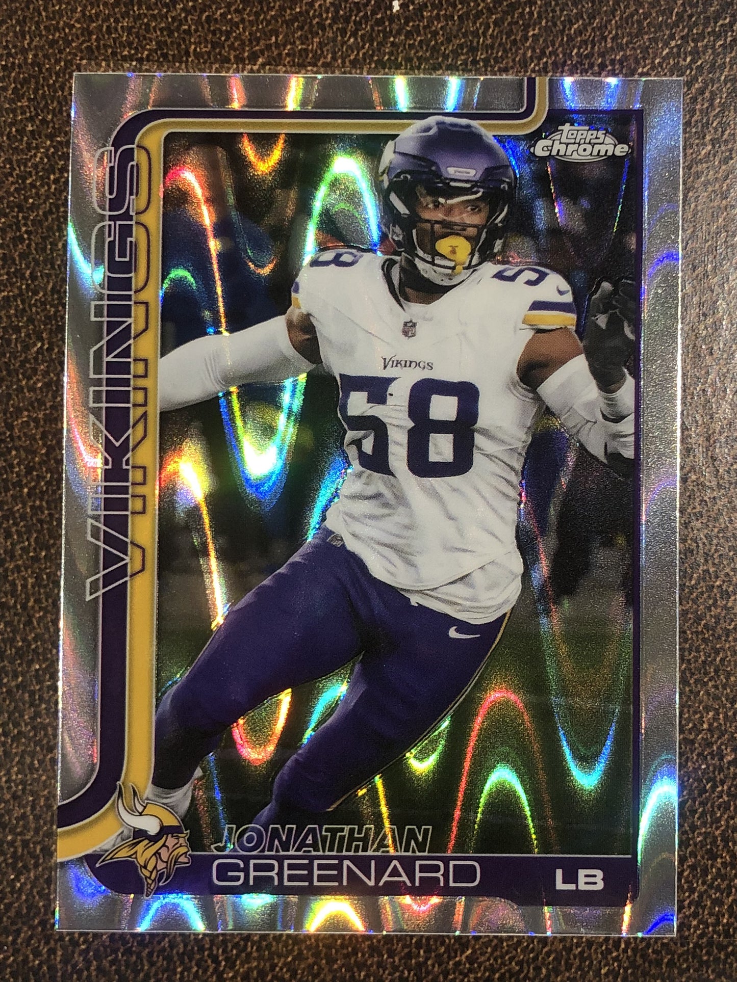 Jonathan Greenard - 2025 Topps Chrome - Raywave Refractor - Vikings