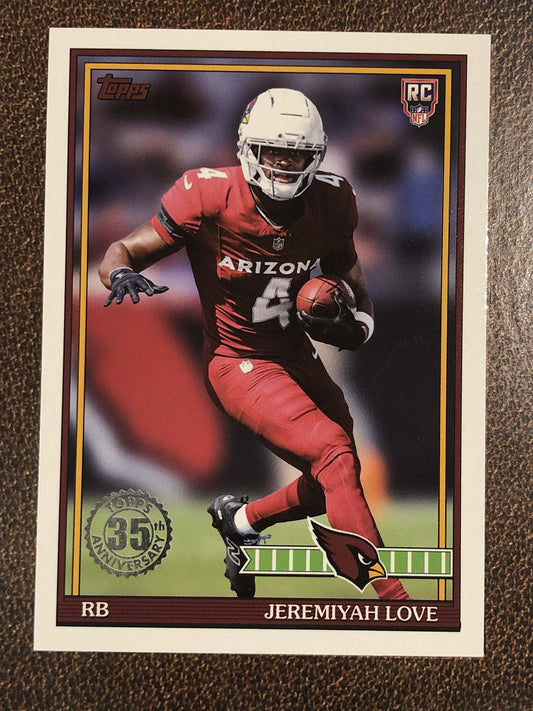Jeremiyah Love - 2026 Topps Flagship - 1991 Insert - Cardinals