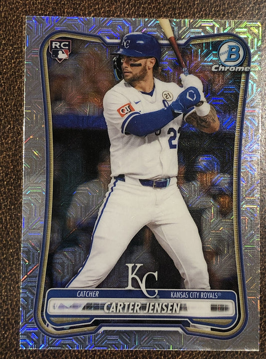 Carter Jensen - 2026 Bowman Chrome - Rookie MOJO - Royals