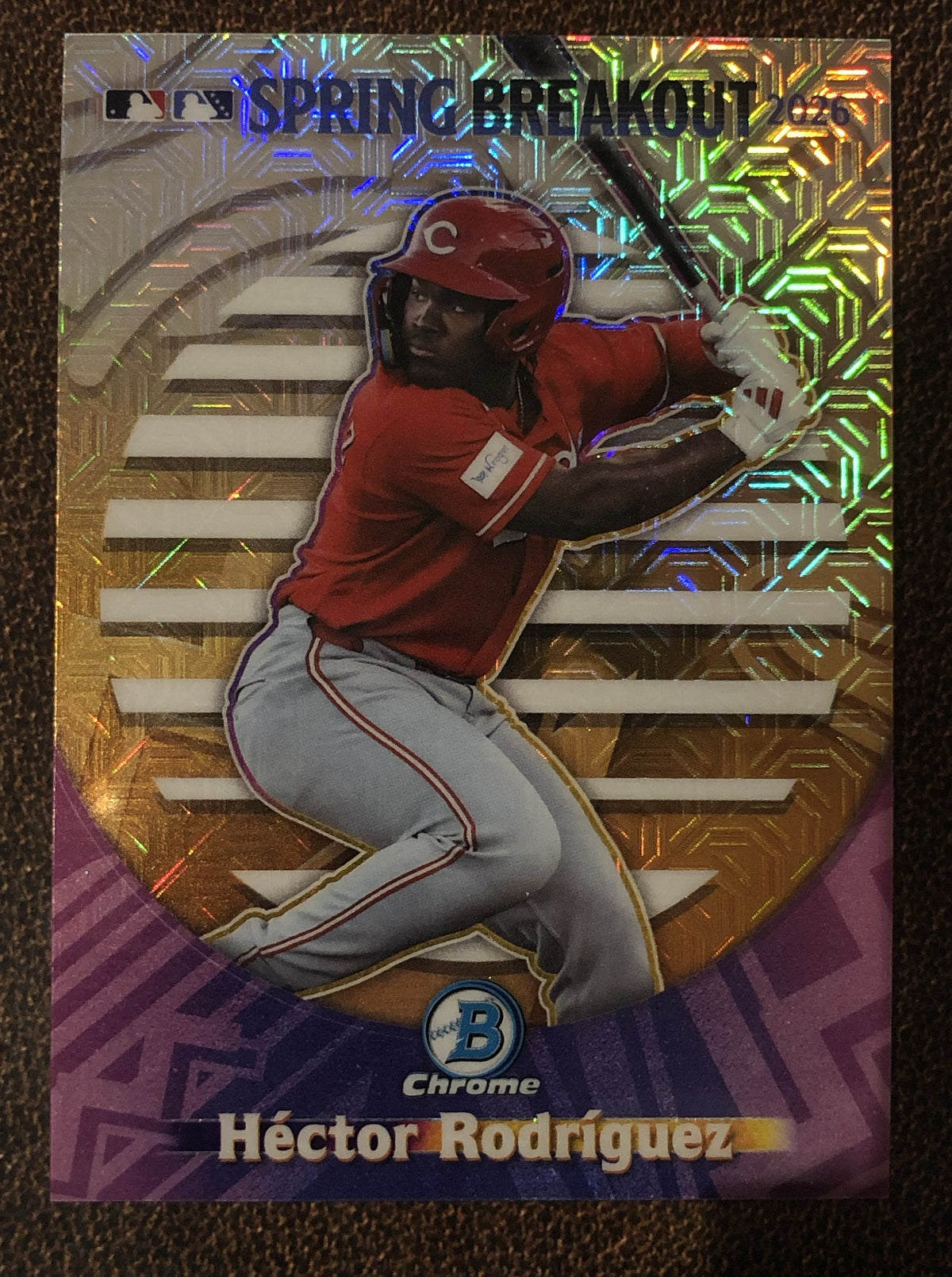 Hector Rodriguez - 2026 Bowman Chrome - Spring Breakout MOJO - Reds