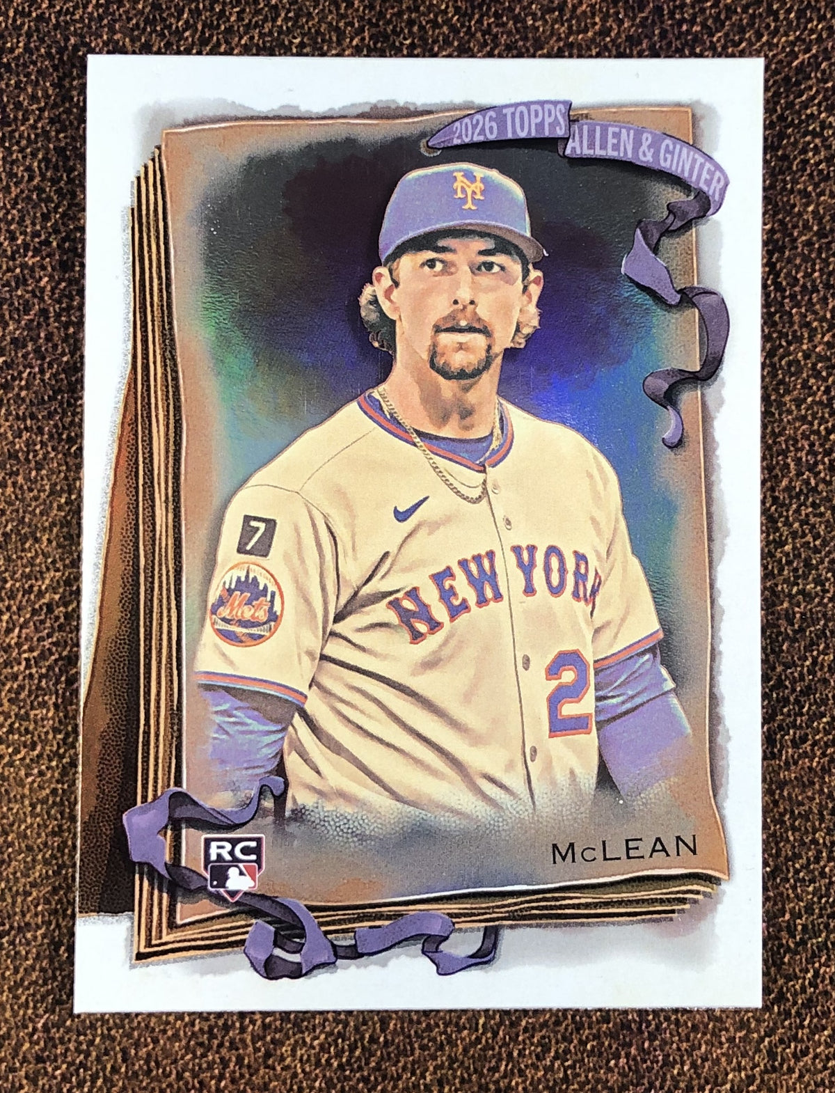 Nolan McLean - 2026 Topps Allen & Ginter - Silver Portrait Foil - Mets