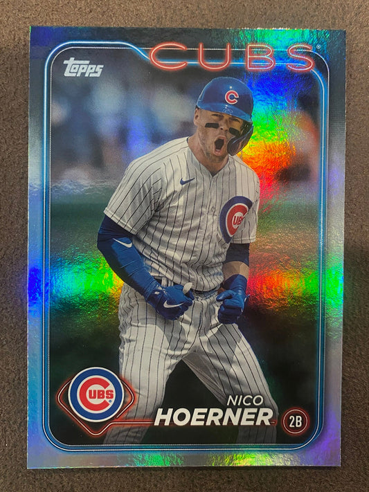 Nico Hoerner - 2024 Topps Series 1 - Rainbow Foil - Cubs