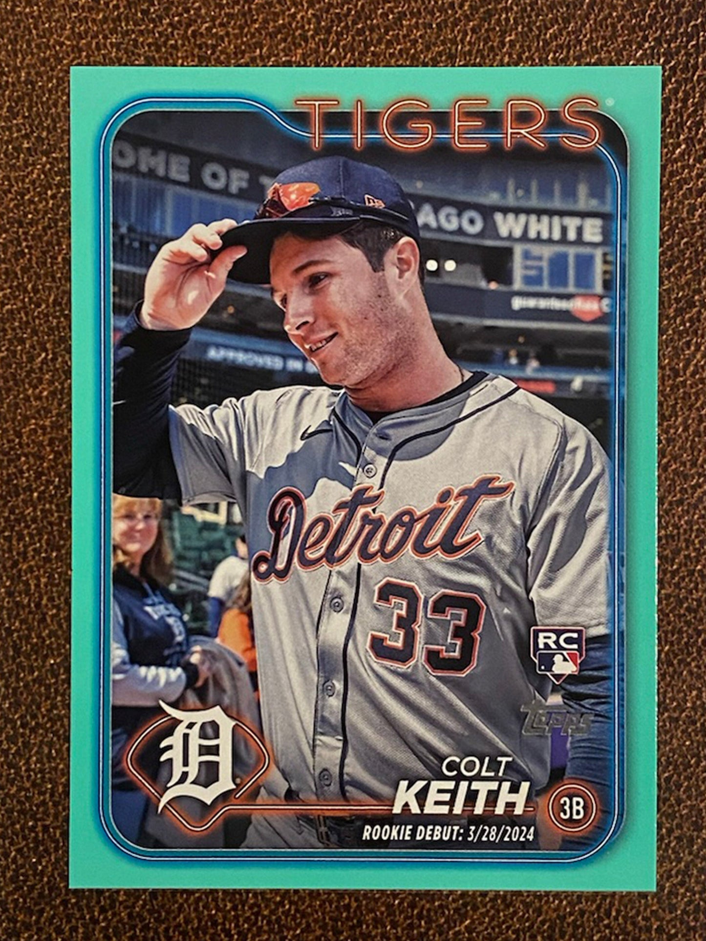 Colt Keith - 2024 Topps Update - Aqua - Tigers