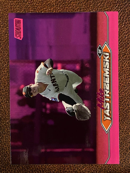 Mike Yastrzemski - 2024 Topps Stadium Club - Pink Foil - Giants