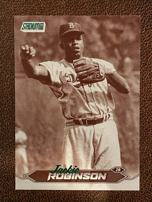 Jackie Robinson - 2024 Topps Stadium Club - Sepia - Dodgers