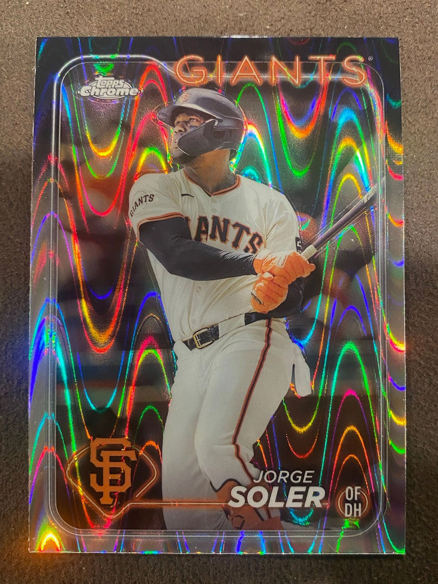 Jorge Soler - 2024 Topps Chrome - Raywave Refractor - Giants