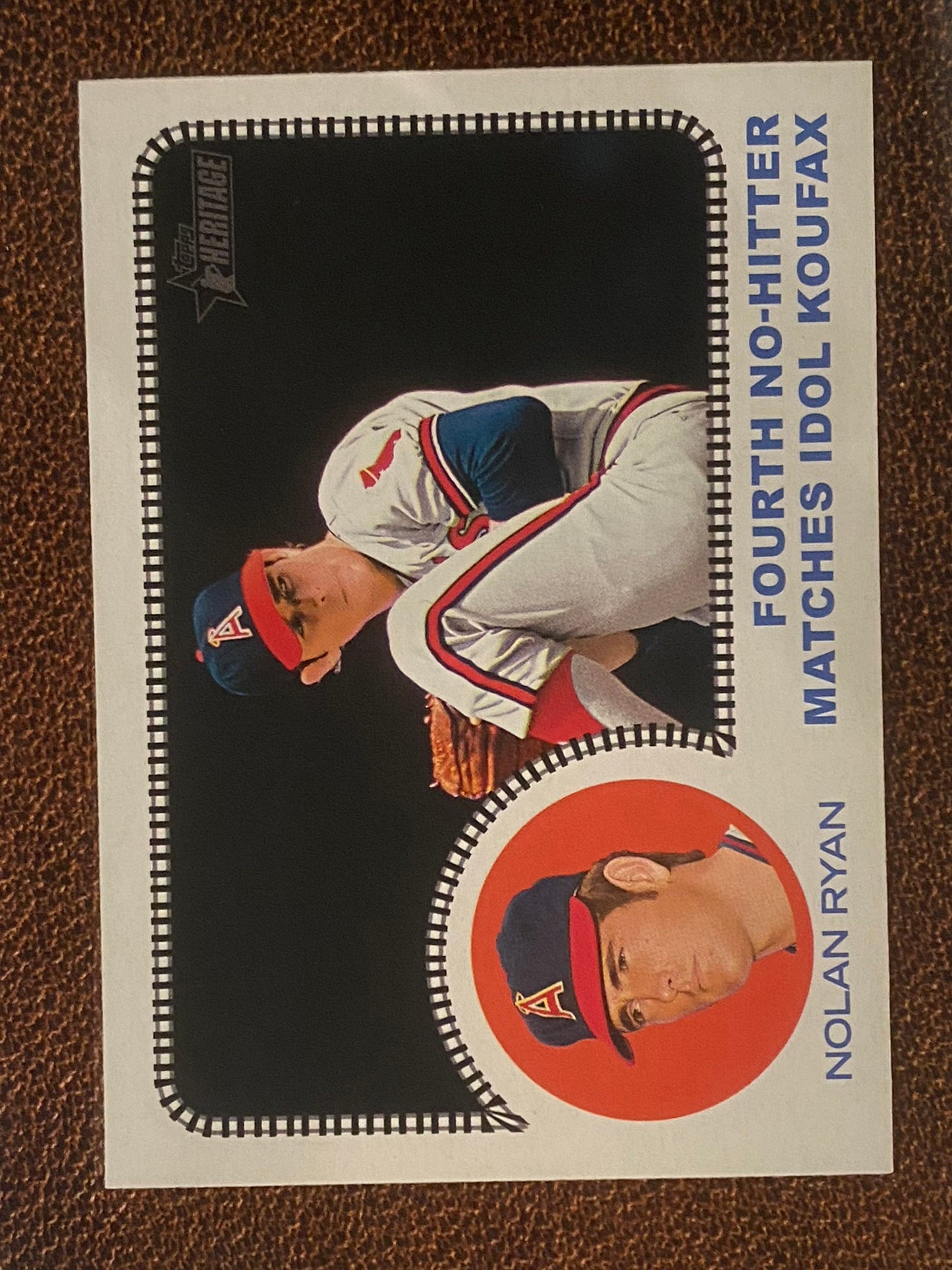 Nolan Ryan - 2022 Topps Heritage High Number - All Aboard (AA-5) - Angels