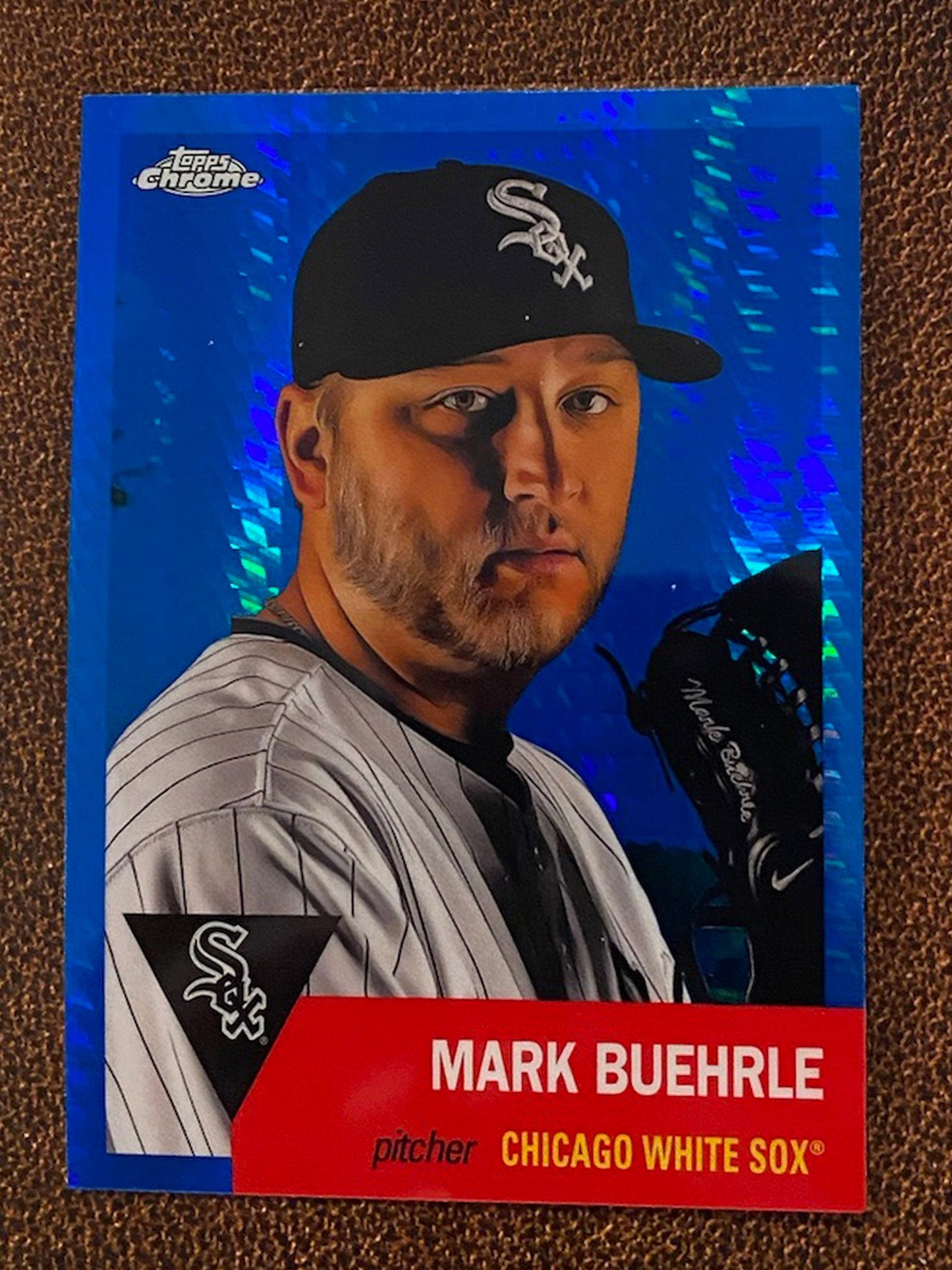 Mark Buehrle - 2022 Topps Chrome Platinum Anniversary - Blue Prism - White Sox