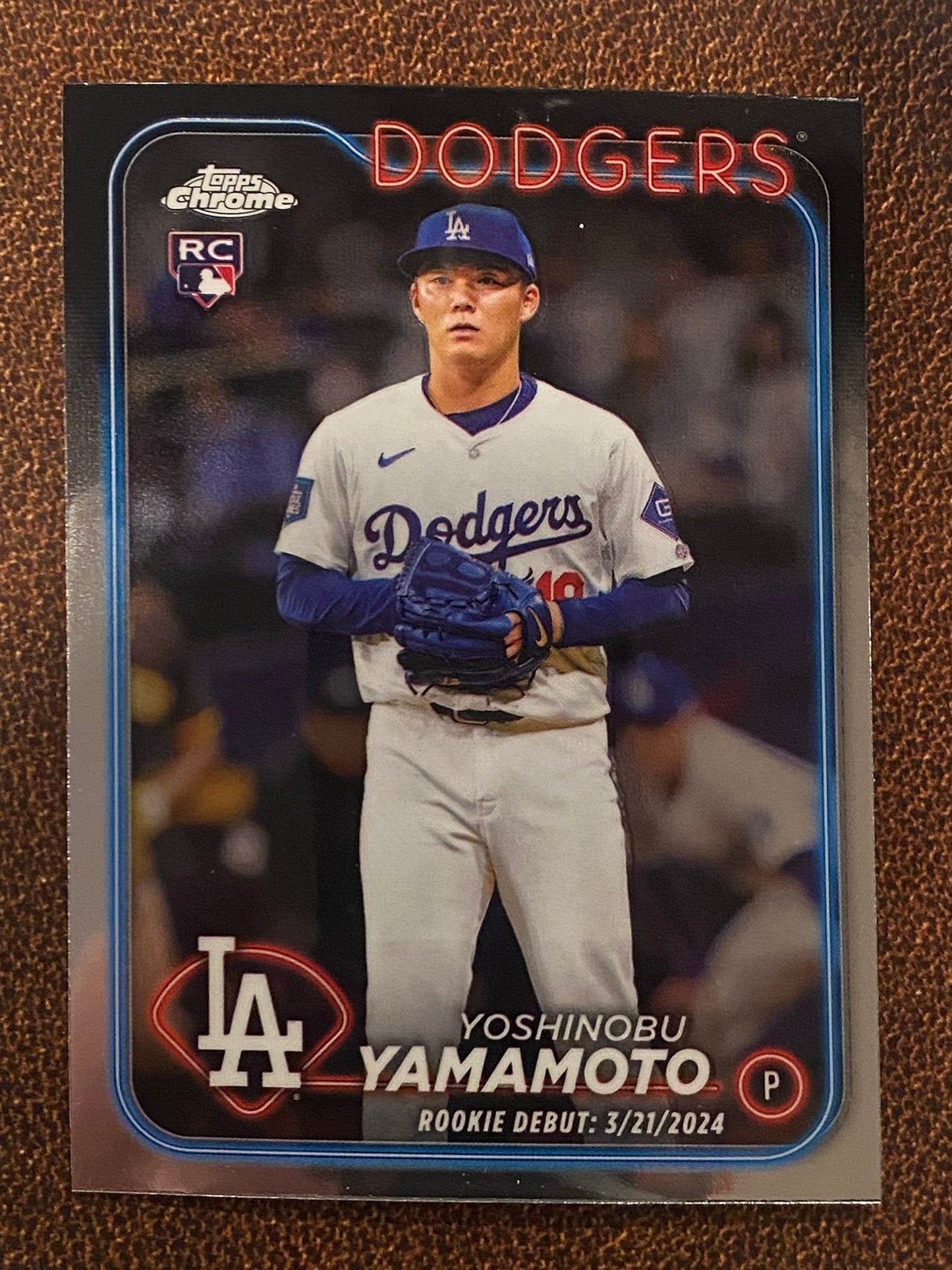 Yoshinobu Yamamoto - 2024 Topps Chrome Update - Base Rookie (Rookie Debut) - Dodgers