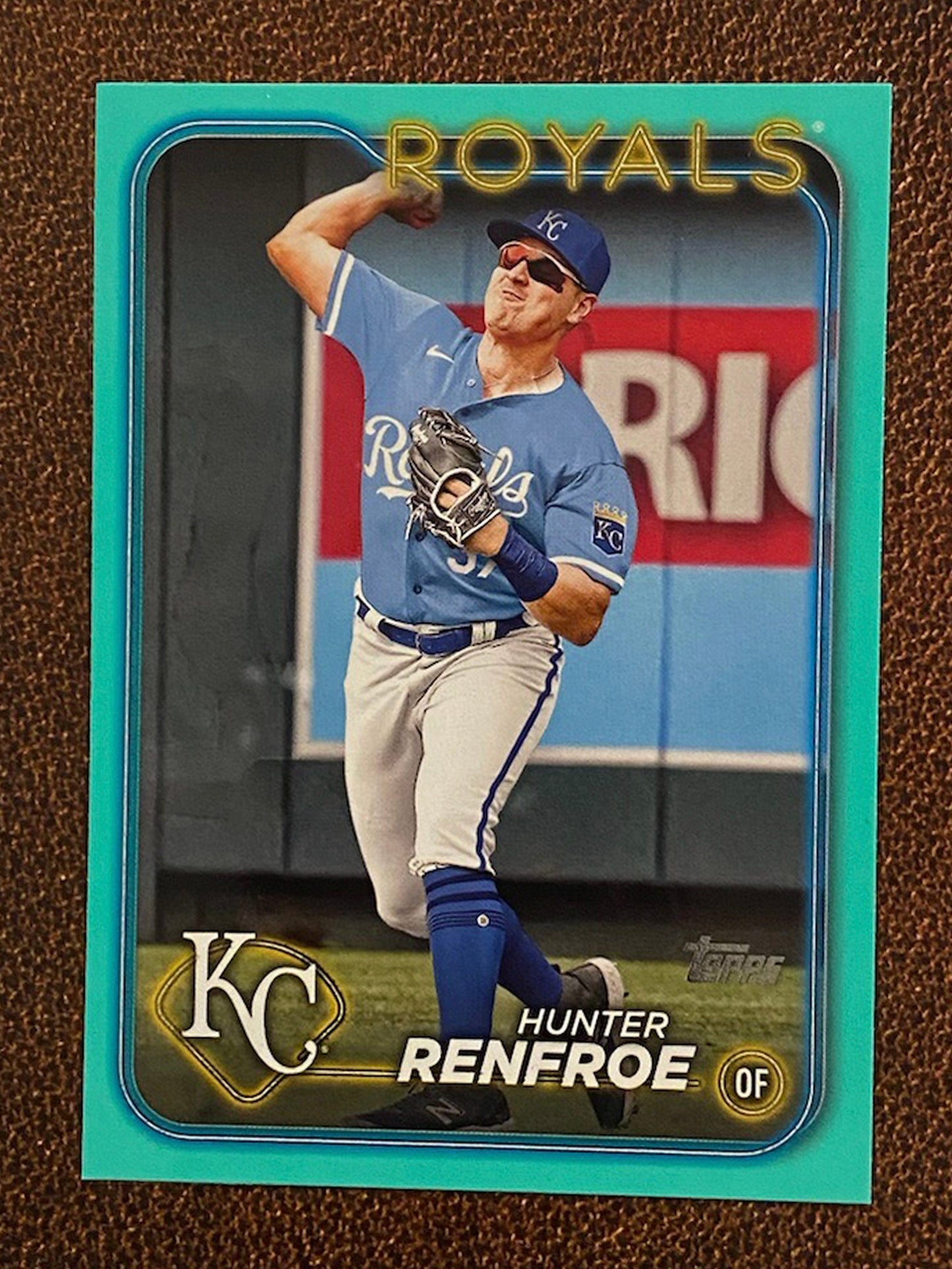 Hunter Renfroe - 2024 Topps Series 2 - Aqua Parallel - Royals