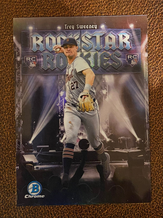 Trey Sweeney - 2025 Bowman - Rockstar Rookies - Tigers