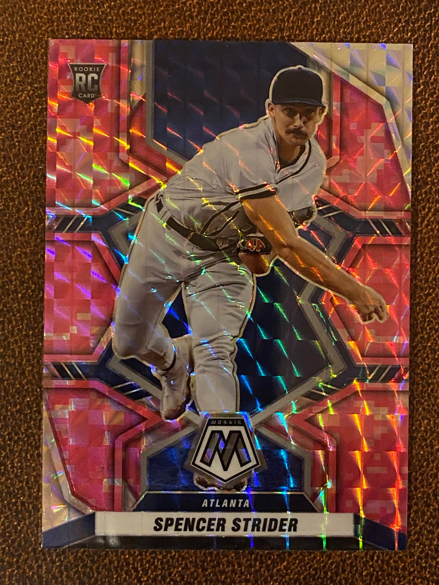 Spencer Strider - 2022 Mosaic - Pink Camo - Braves