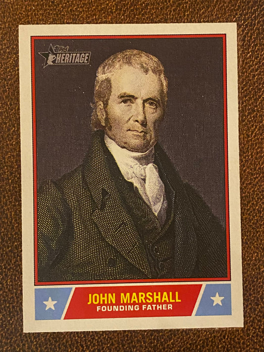 John Marshall - 2025 Topps Heritage - Notable Americans (NS-16)