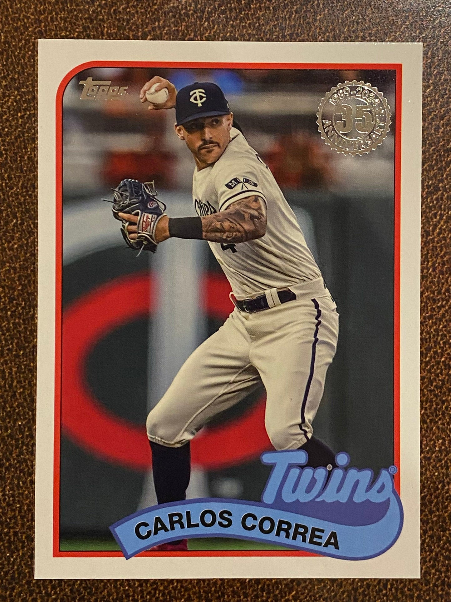 Carlos Correa - 2024 Topps Series1 - 1989 Inserts - Twins