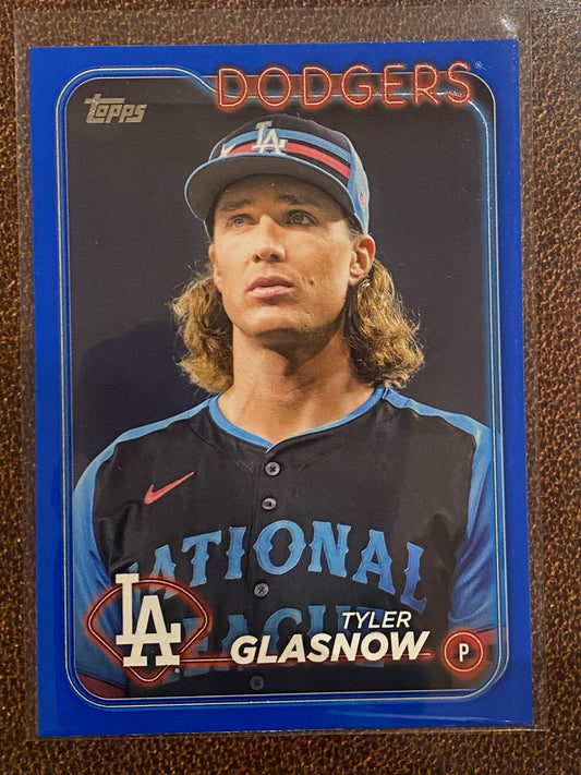 Tyler Glasnow - 2024 Topps Update - All Star Game BLUE - Dodgers