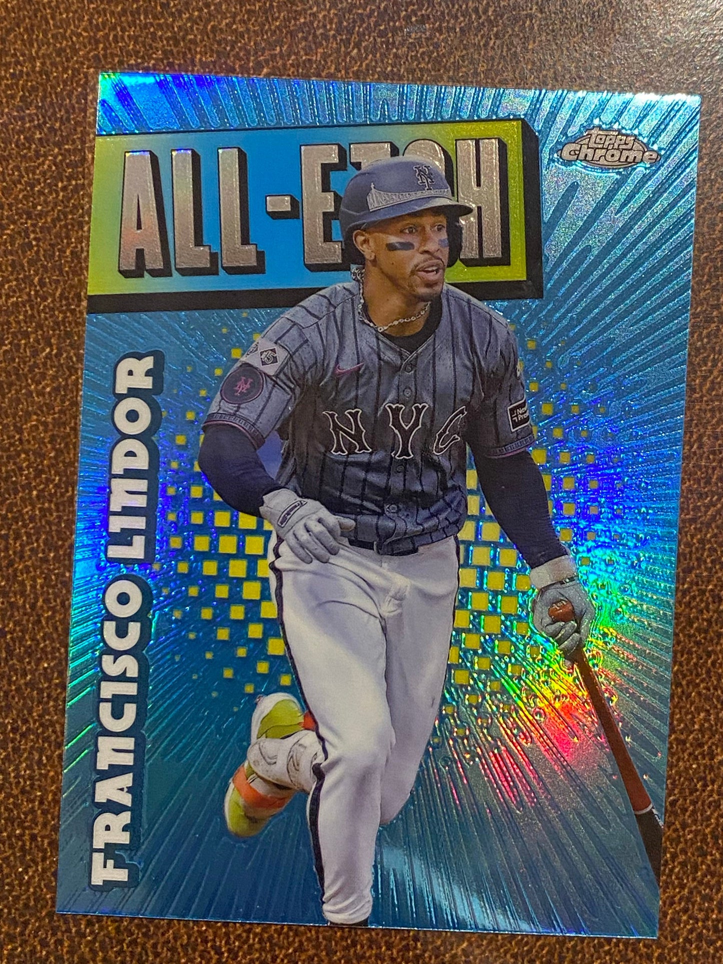 Francisco Lindor - 2025 Topps Chrome - All Etch - Mets