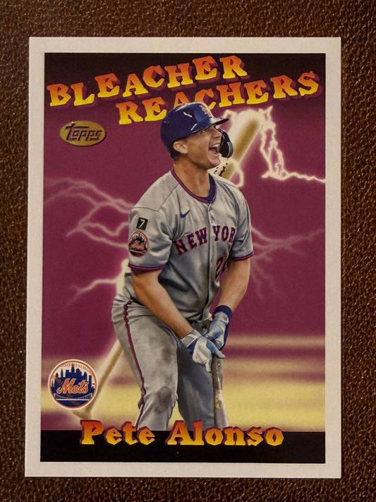 Pete Alonso - 2025 Topps Update - Bleacher Reachers Insert - Mets