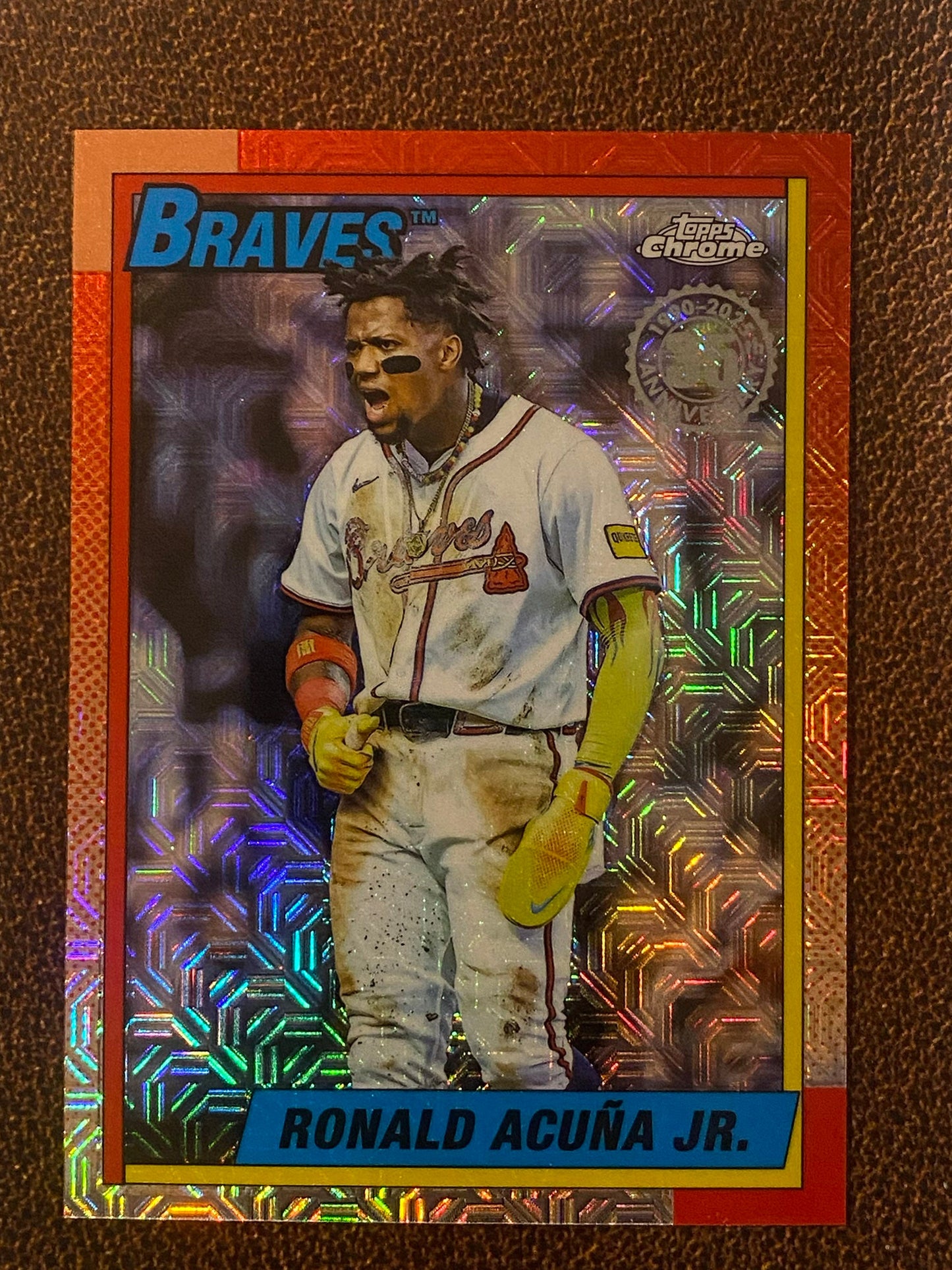 Ronald Acuna Jr. - 2025 Topps Update - 1990 Mojo Refractor - Braves