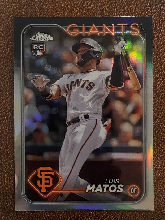 Luis Matos - 2024 Topps Chrome - Refractor - Giants