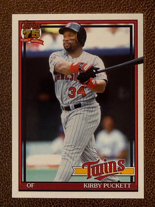 Kirby Puckett - 2026 Topps Series 1 - 1991 Insert - Twins