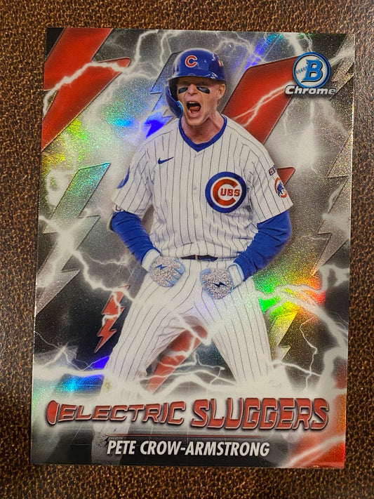 Pete Crow Armstrong - 2026 Bowman - Electric Sluggers Insert - Cubs