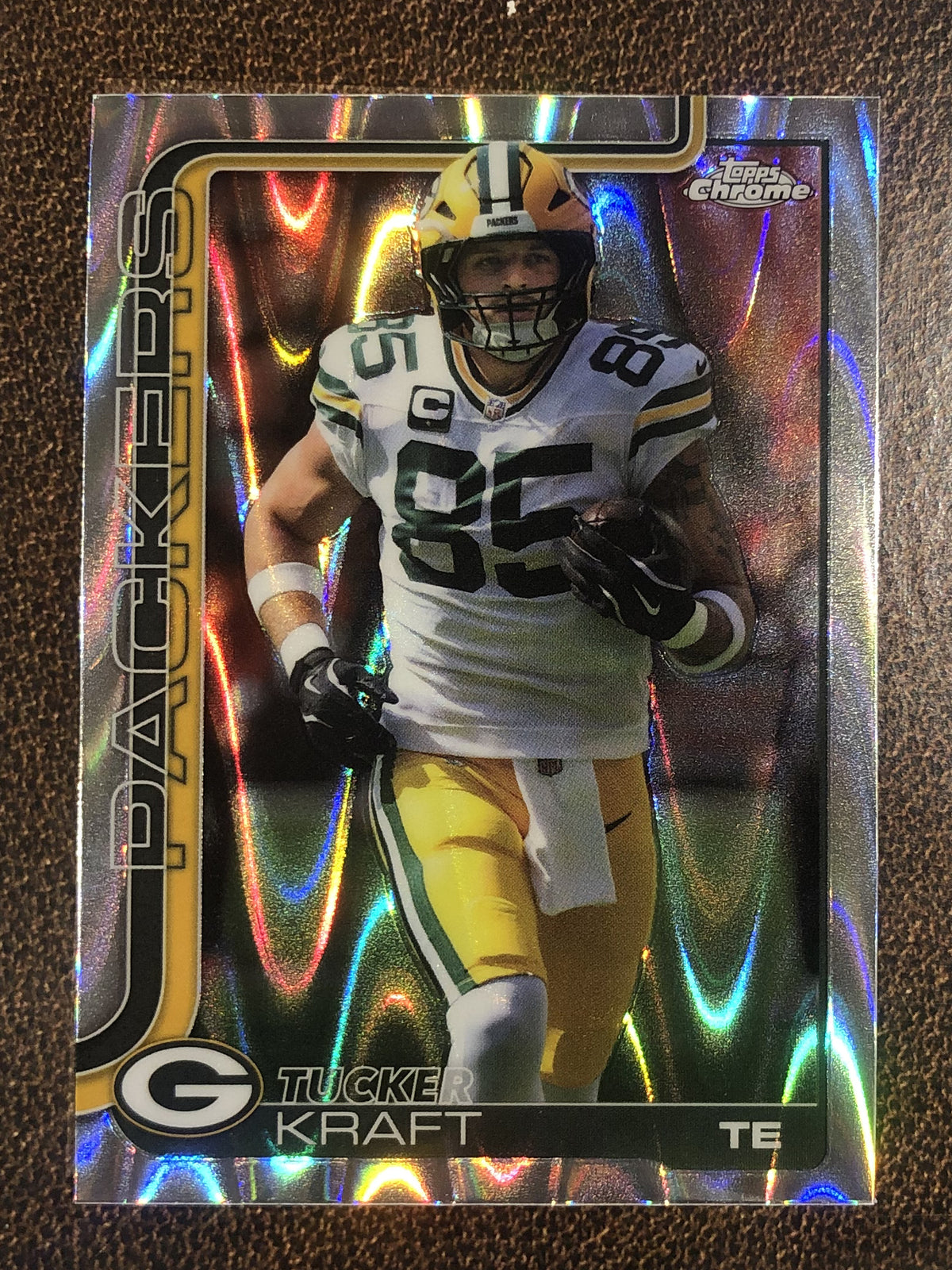 Tucker Kraft - 2025 Topps Chrome - Raywave Refractor - Packers
