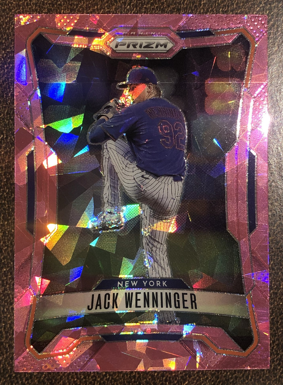 Jack Wenninger - 2026 Panini Prizm - Pink Ice - Mets
