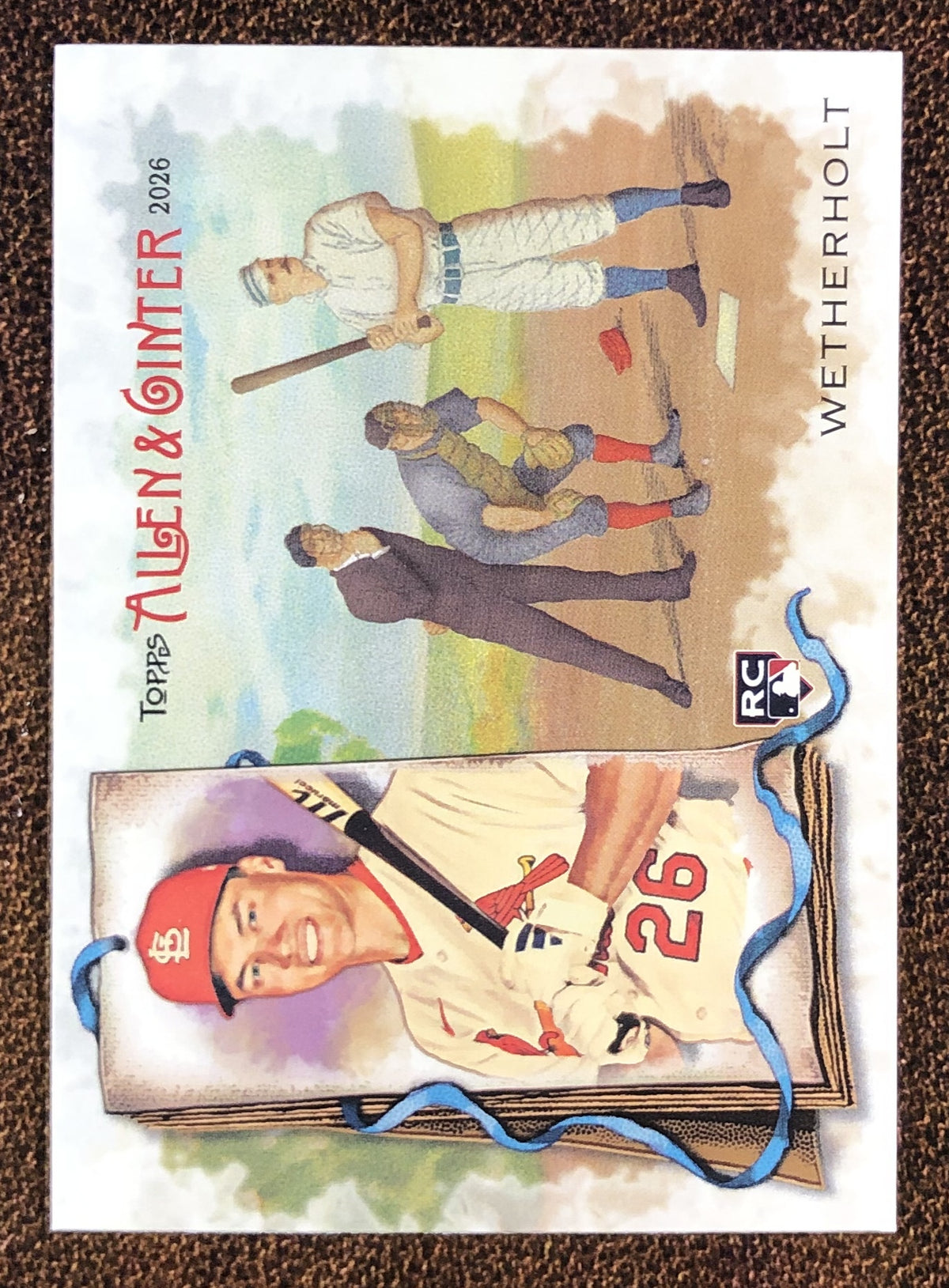 JJ Wetherholt - 2026 Topps Allen & Ginter - N43 Insert - Cardinals