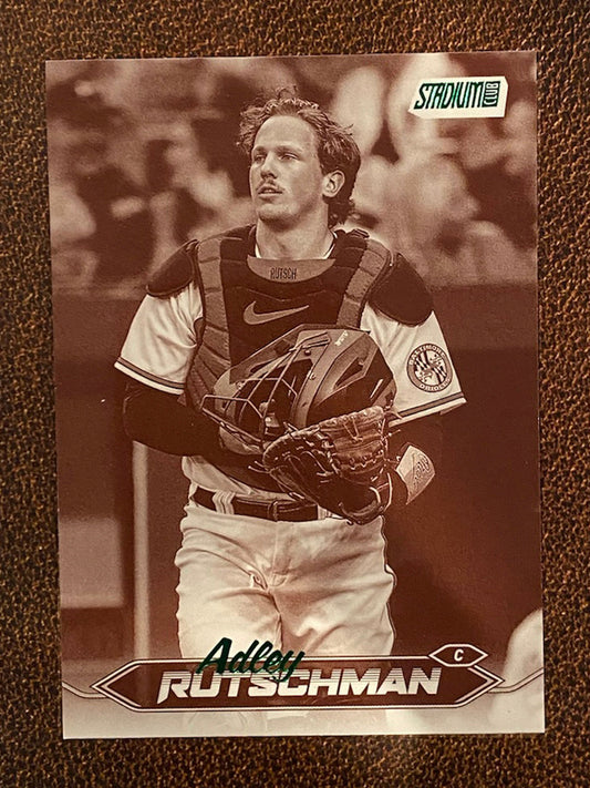 Adley Rutschman - 2024 Topps Stadium Club - Sepia - Orioles
