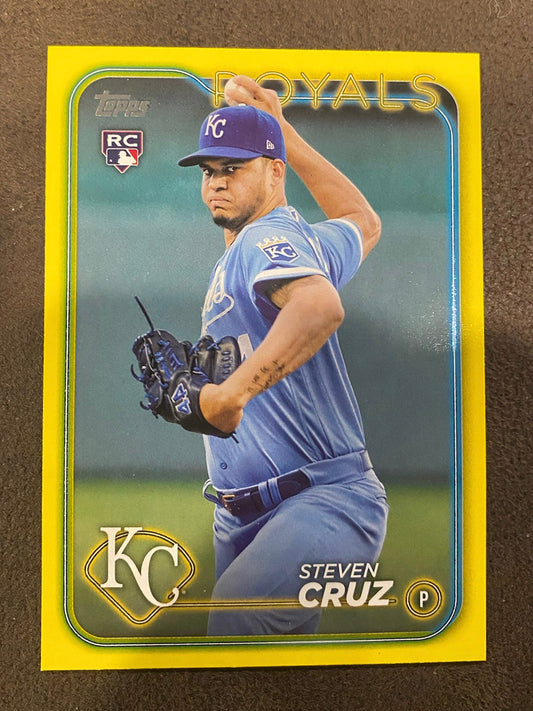 Steven Cruz - 2024 Topps Series 2 - Yellow Parallels - Royals