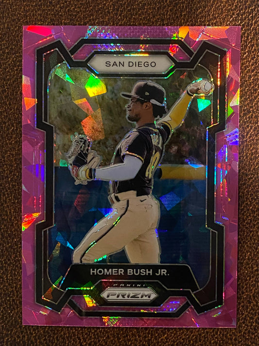 Homer Bush Jr. - 2024 Panini Prizm - Pink Ice - Padres
