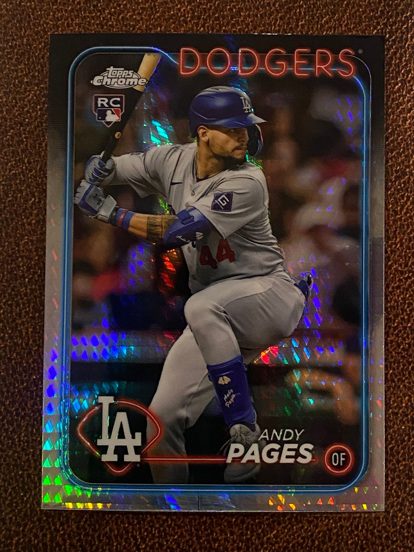 Andy Pages - 2024 Topps Chrome Update - Prism Refractor - Dodgers