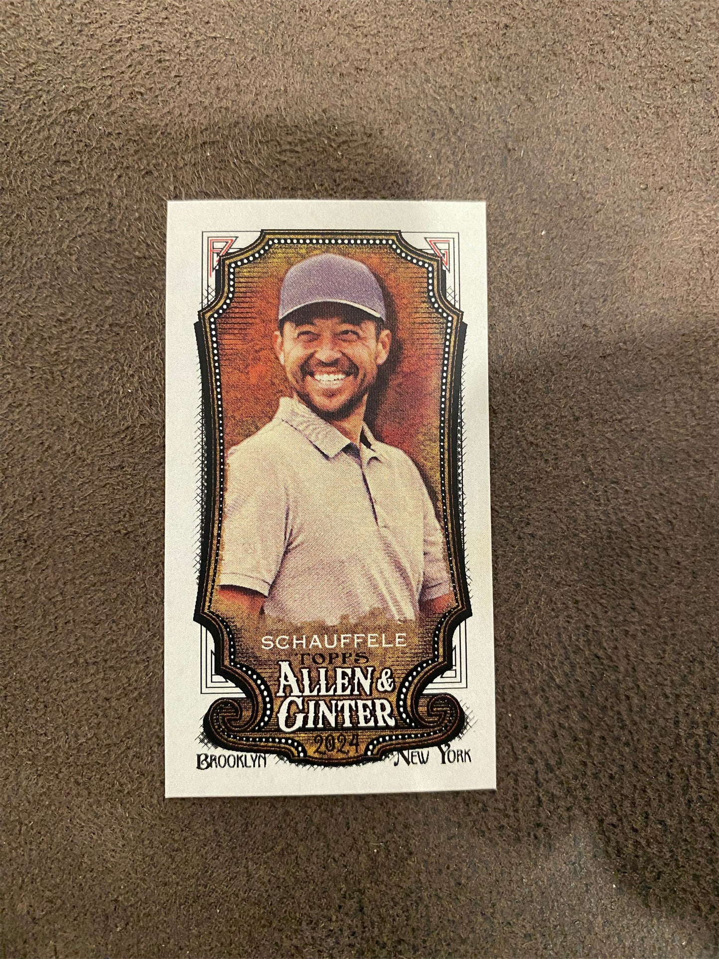 Xander Schauffele - 2024 Allen & Ginter - Mini A&G Back -
