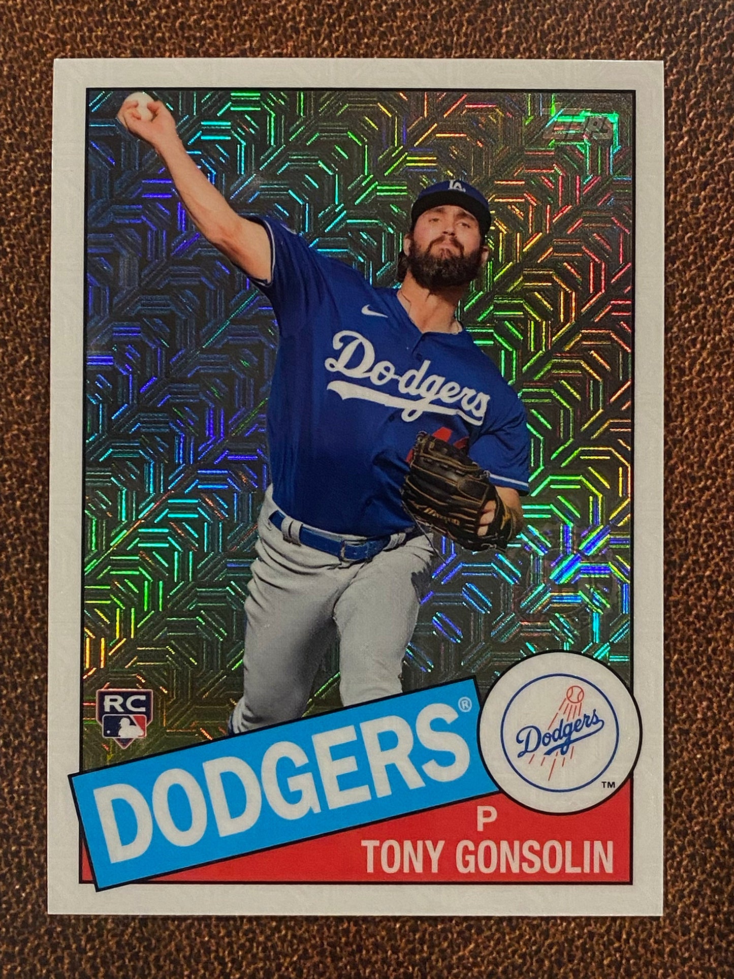 Tony Gonsolin - 2020 Topps Update - Silverpack Mojo Refractor - Dodgers
