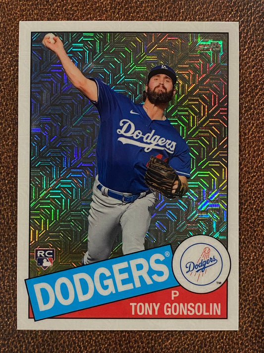Tony Gonsolin - 2020 Topps Update - Silverpack Mojo Refractor - Dodgers