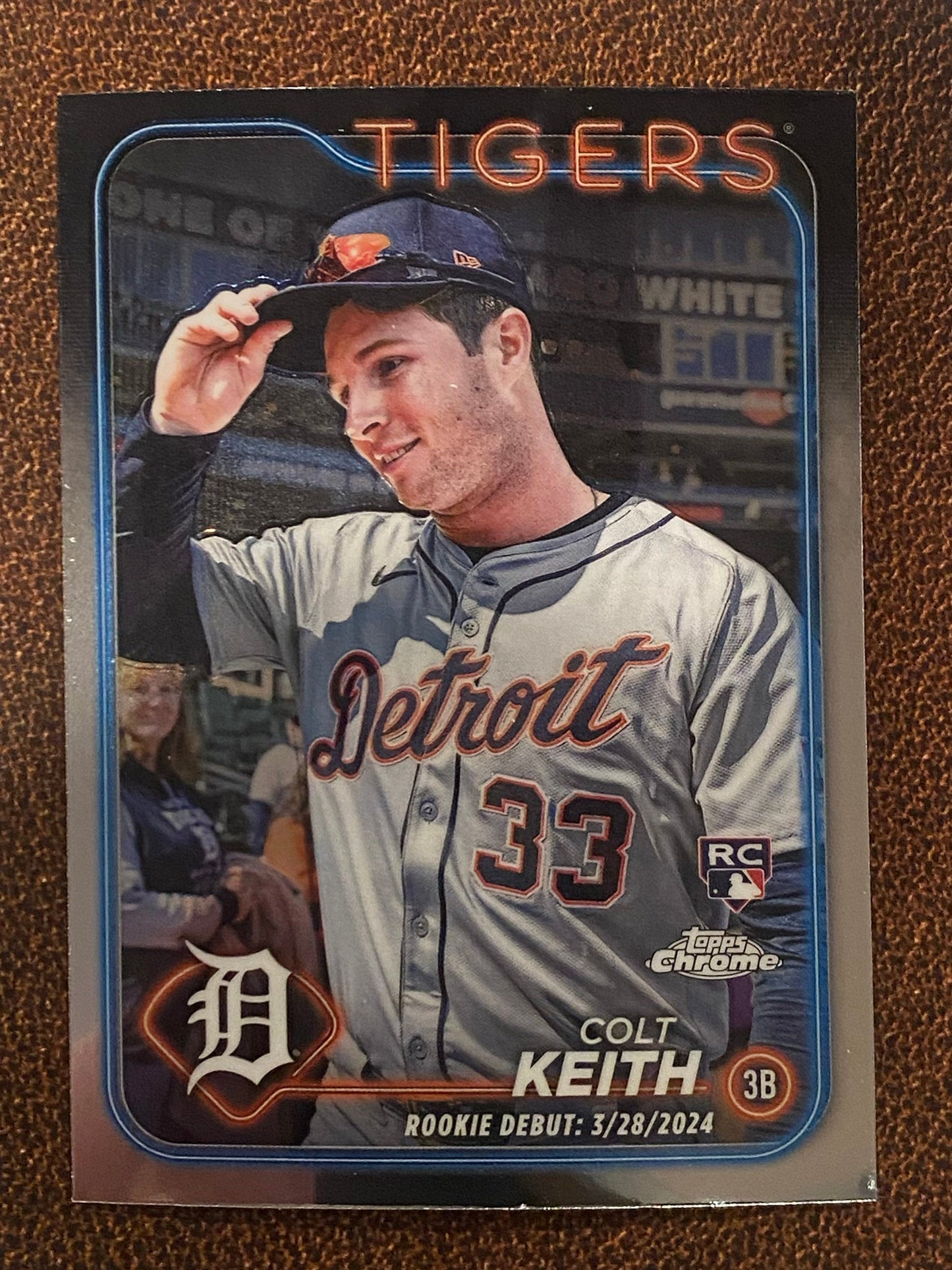 Colt Keith - 2024 Topps Chrome Update - Base Rookie (Rookie Debut) - Tigers
