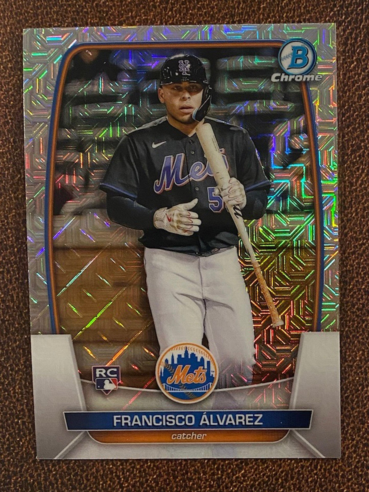 Francisco Álvarez - 2023 Bowman - Mega Box Mojo Refractor - Mets