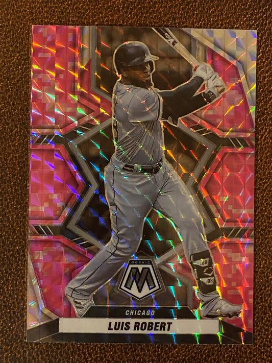 Luis Robert - 2022 Mosaic - Pink Camo - White Sox
