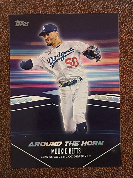 Mookie Betts - 2024 Topps Series 2 - Around the Horn Insert - Dodgers
