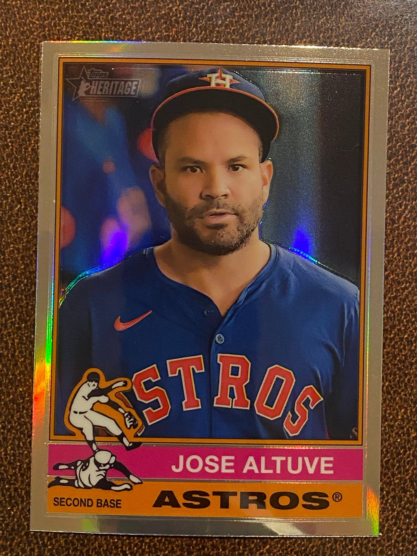Jose Altuve - 2025 Topps Heritage - Refractor - Astros