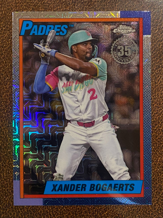 Xander Bogaerts - 2025 Topps Series 2 - 1990 Mojo Refractor - Padres