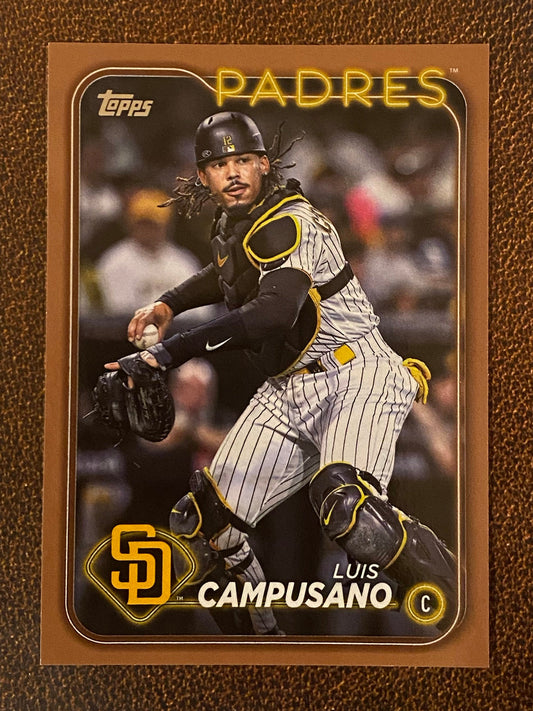 Luis Campusano - 2024 Topps Series 1 - Gold /2024 - Padres