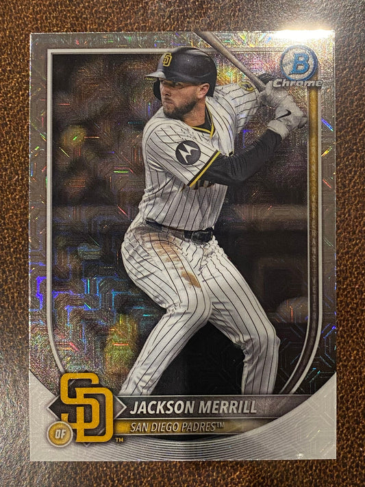 Jackson Merrill - 2025 Bowman Chrome - Mojo - Padres