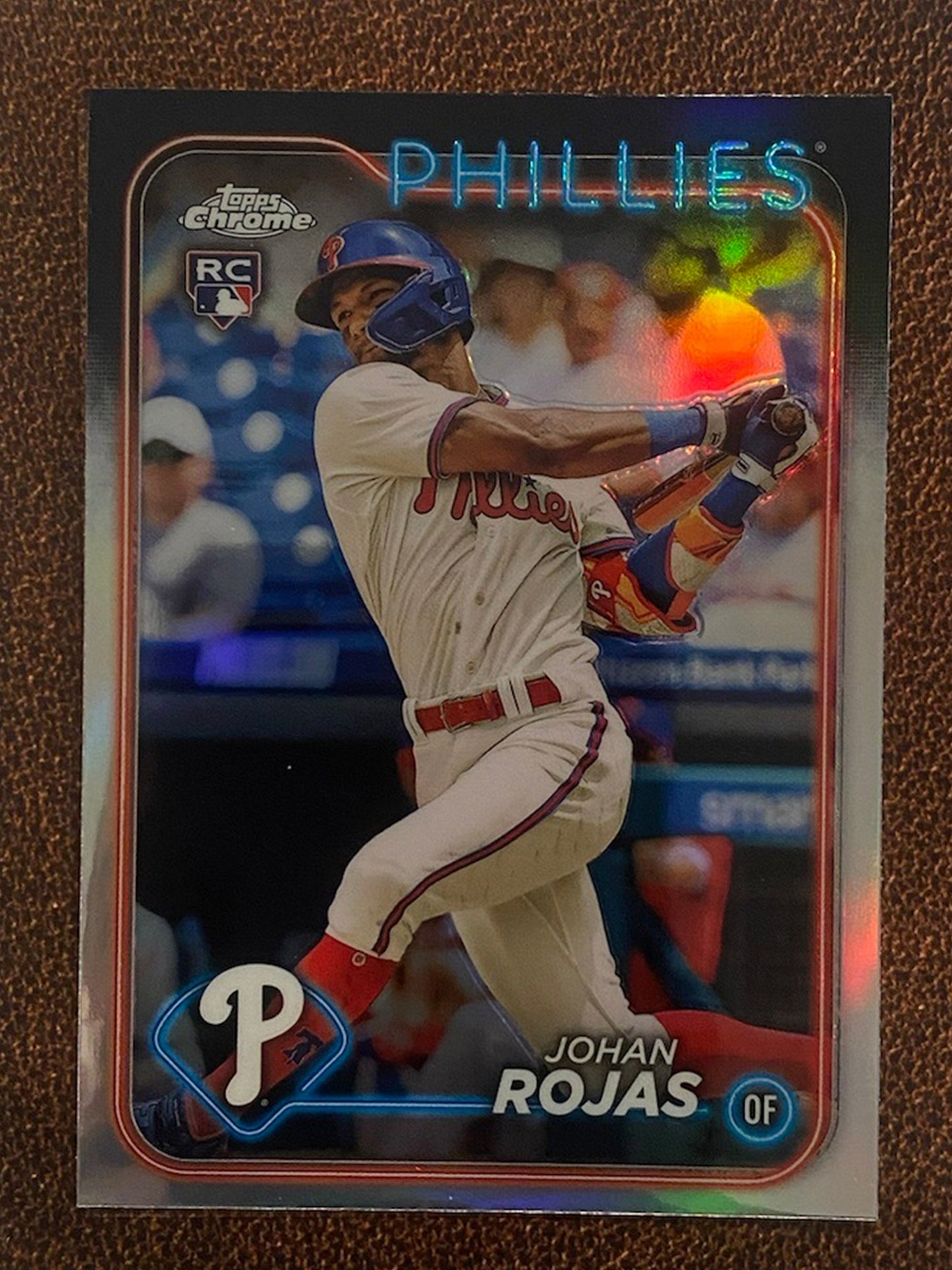 Johan Rojas - 2024 Topps Chrome - Refractor - Phillies