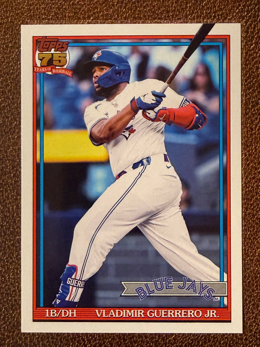 Vladimir Guerrero Jr. - 2026 Topps Series 1 - 1991 Insert - Blue Jays