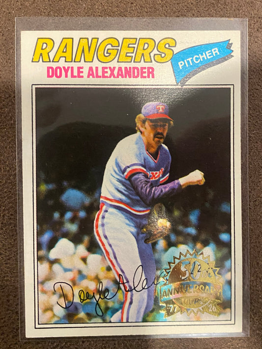 Doyle Alexander - 2026 Topps Heritage - 1977 Original Buyback - Rangers