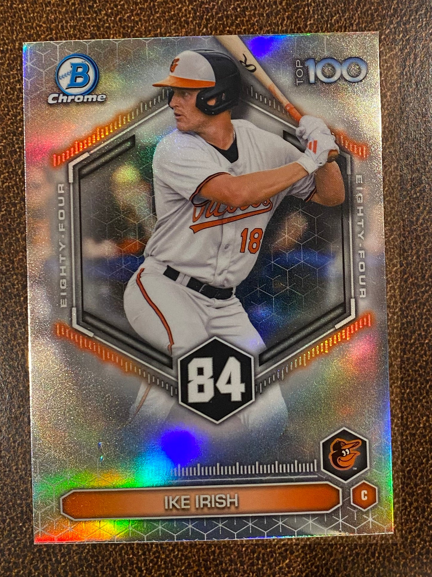 Ike Irish - 2026 Bowman - Scouts Top 100 Insert - Orioles