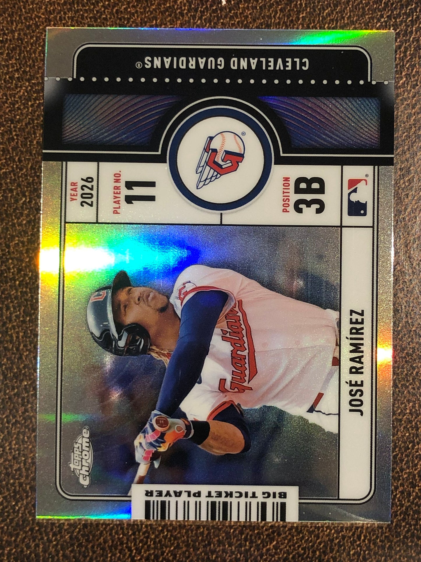 Jose Ramirez - 2026 Topps Chrome - Big Ticket Player Insert - Guardians
