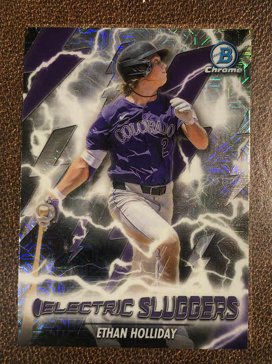 Ethan Holliday - 2026 Bowman - Electric Sluggers MOJO - Rockies